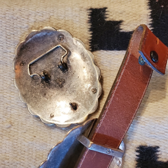 Vintage Nocona Western Concho Belt - Picture 8 of 11